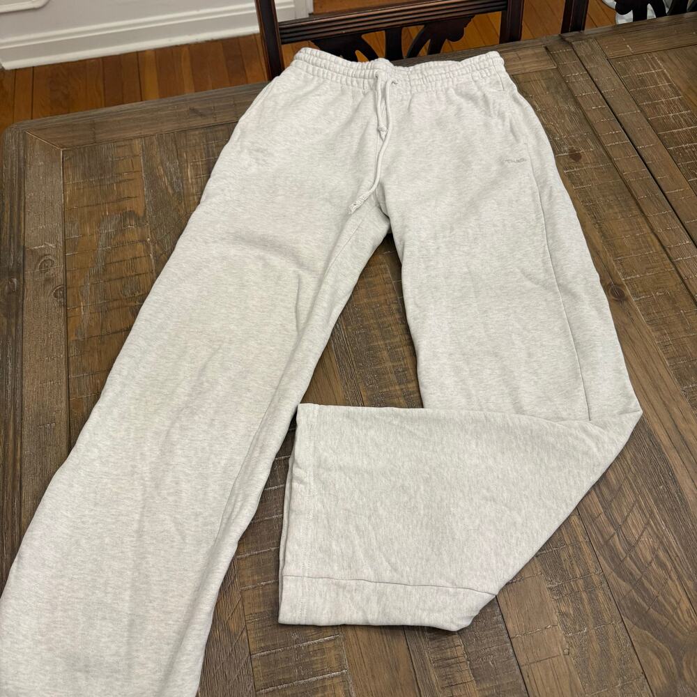 Aritzia tna grey straight leg sweatpants